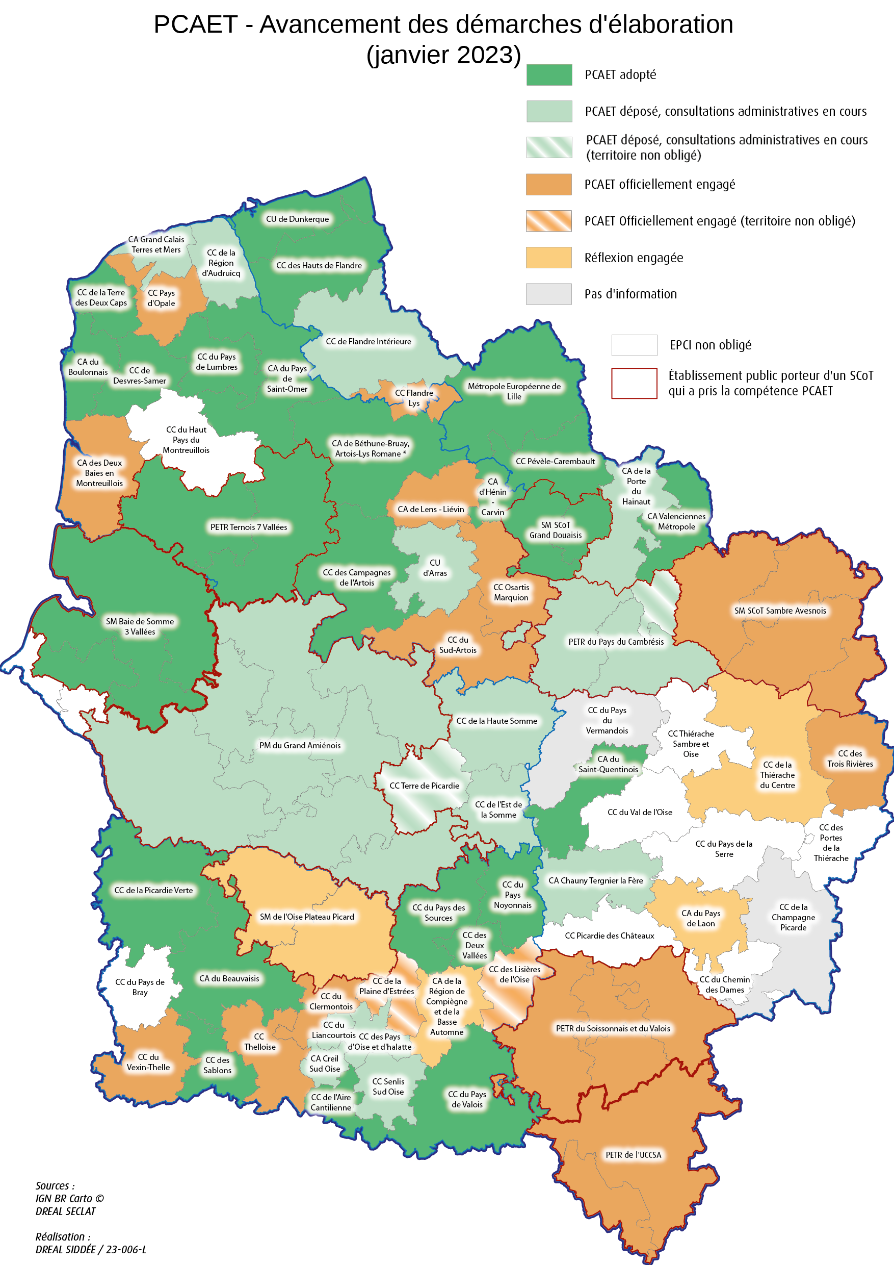 Pcaet Carte D Avancement Des D Marches D Laboration Ressources